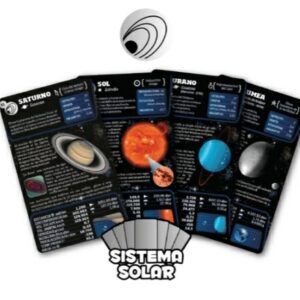 Luminias Sistema Solar juego de cartas enciclopédico