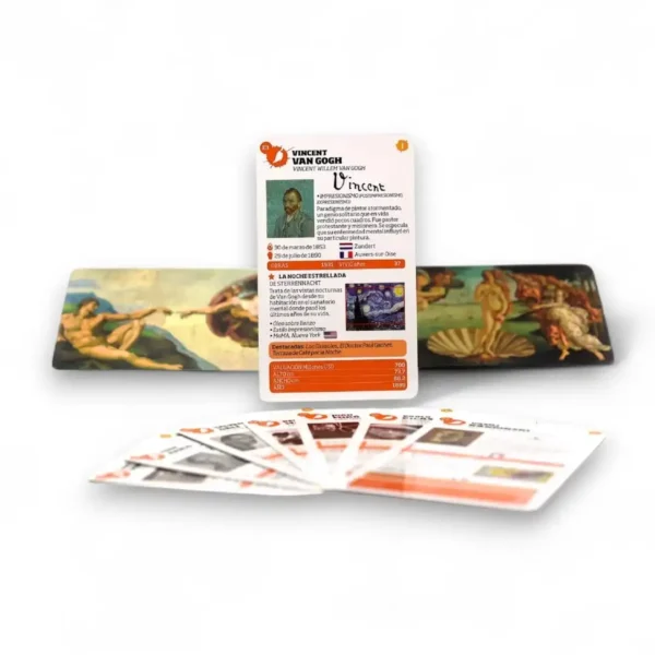 Luminias Arts vol I juego de cartas enciclopédico nueva presentación CLAP!