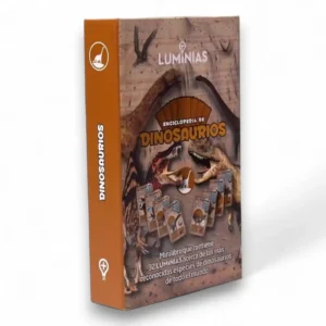 Luminias Dinosaurios juego de cartas enciclopédico nueva presentación CLAP