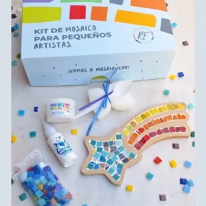 Kit de mosaiquismo para pequeños artistas - Estrella fugaz