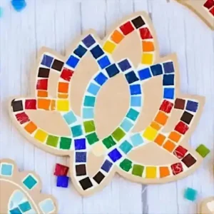 Kit de mosaiquismo para pequeños artistas - Flor de loto