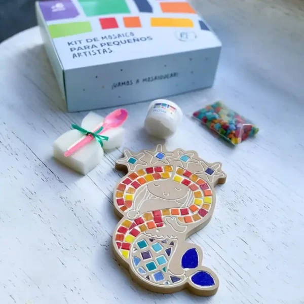 Kit de mosaiquismo para pequeños artistas - Sirena