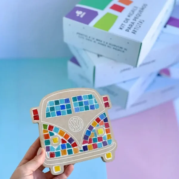 Kit de mosaiquismo para pequeños artistas - Minivan