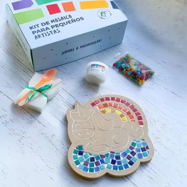 Kit de mosaiquismo para pequeños artistas - Unicornio
