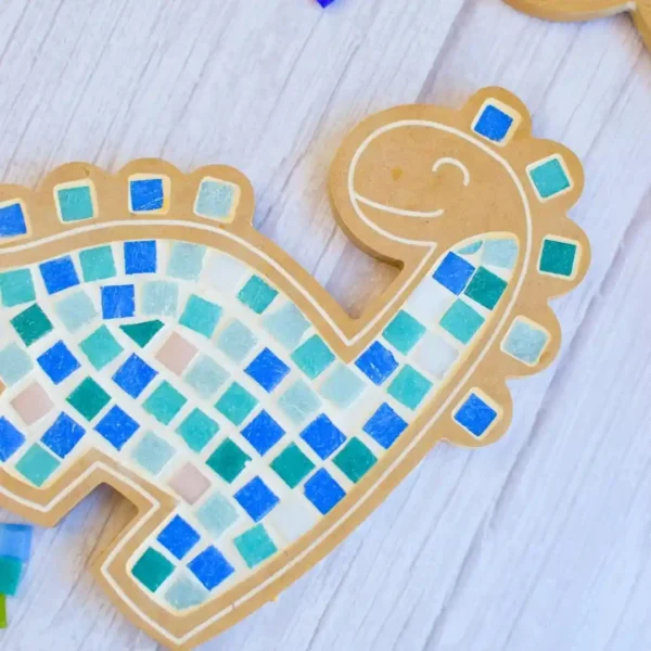 Kit de mosaiquismo para pequeños artistas - Dinosaurio