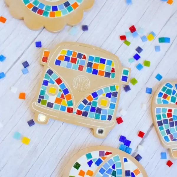 Kit de mosaiquismo para pequeños artistas - Minivan