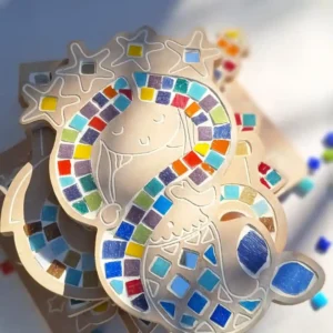 Kit de mosaiquismo para pequeños artistas - Sirena