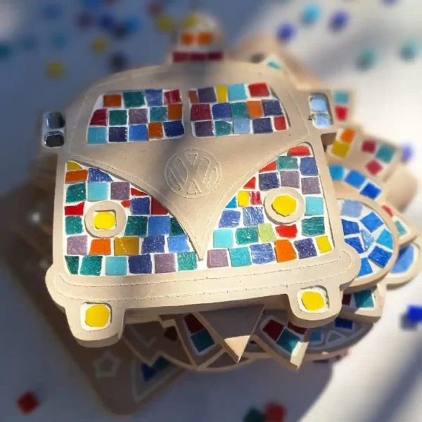Kit de mosaiquismo para pequeños artistas - Minivan