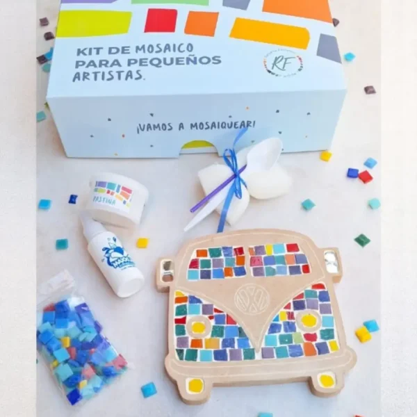 Kit de mosaiquismo para pequeños artistas - Minivan