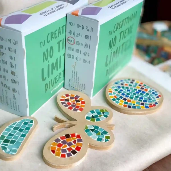 Kit de mosaiquismo para pequeños artistas - Mariposa