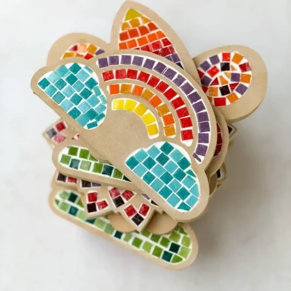 Kit de mosaiquismo para pequeños artistas - Arcoiris