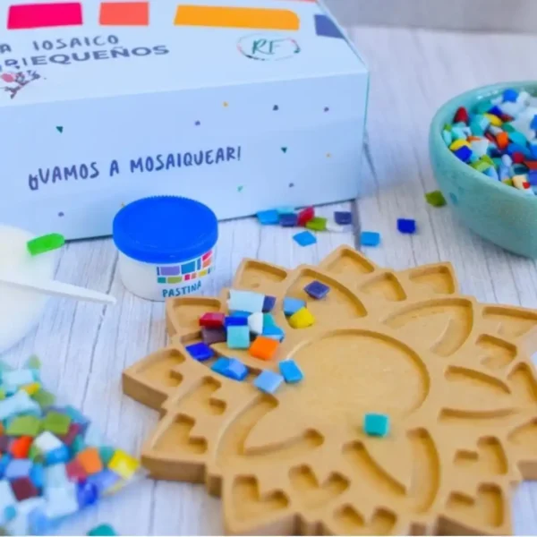 Kit de mosaiquismo para pequeños artistas - Mandala