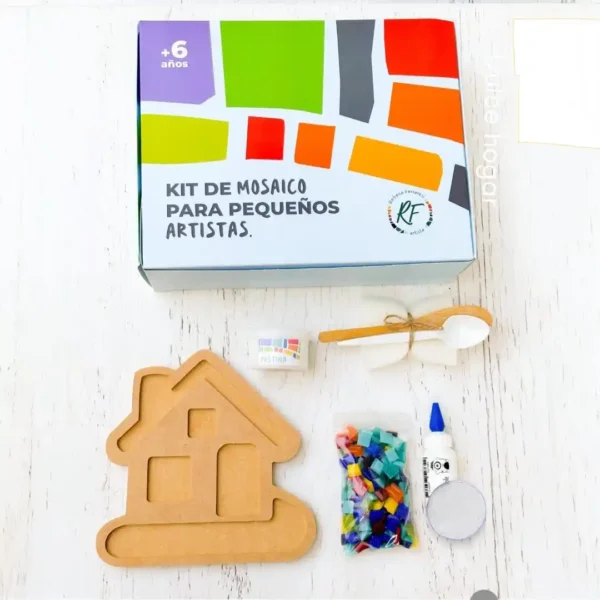 Kit de mosaiquismo para pequeños artistas - Casita