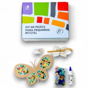 Kit de mosaiquismo para pequeños artistas - Mariposa