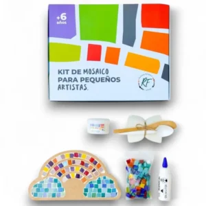 Kit de mosaiquismo para pequeños artistas - Arcoiris