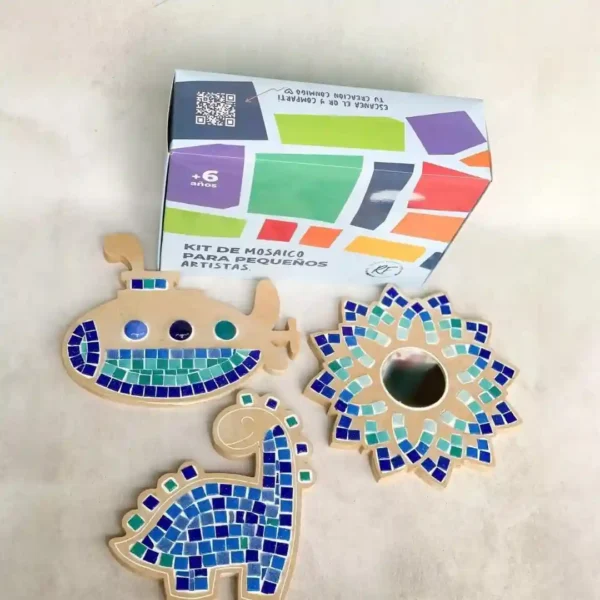 Kit de mosaiquismo para pequeños artistas - Dinosaurio