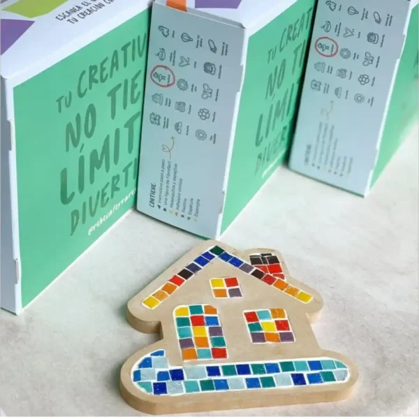 Kit de mosaiquismo para pequeños artistas - Casita