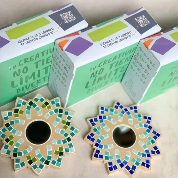 Kit de mosaiquismo para pequeños artistas - Mandala
