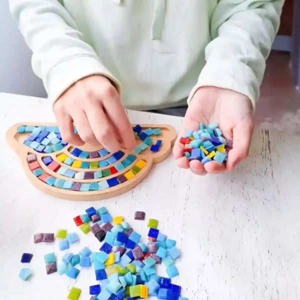 Kit de mosaiquismo para pequeños artistas - Arcoiris