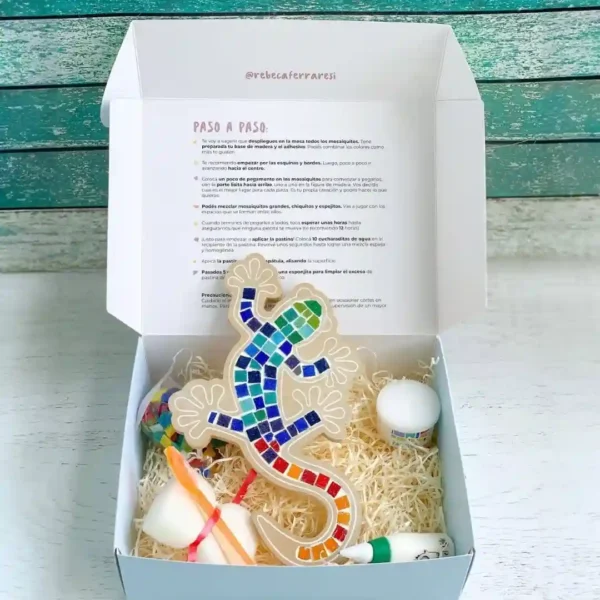 Kit de mosaiquismo para pequeños artistas - Iguana