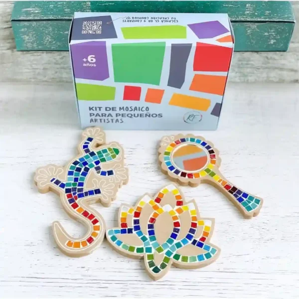 Kit de mosaiquismo para pequeños artistas - Iguana
