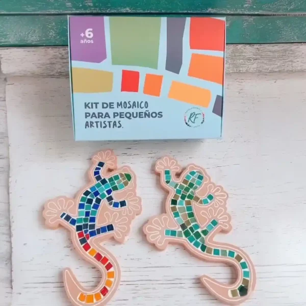 Kit de mosaiquismo para pequeños artistas - Iguana