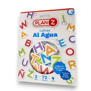 Letras al agua en goma eva