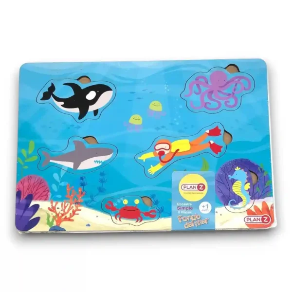 Encastre con relieve bajo el mar