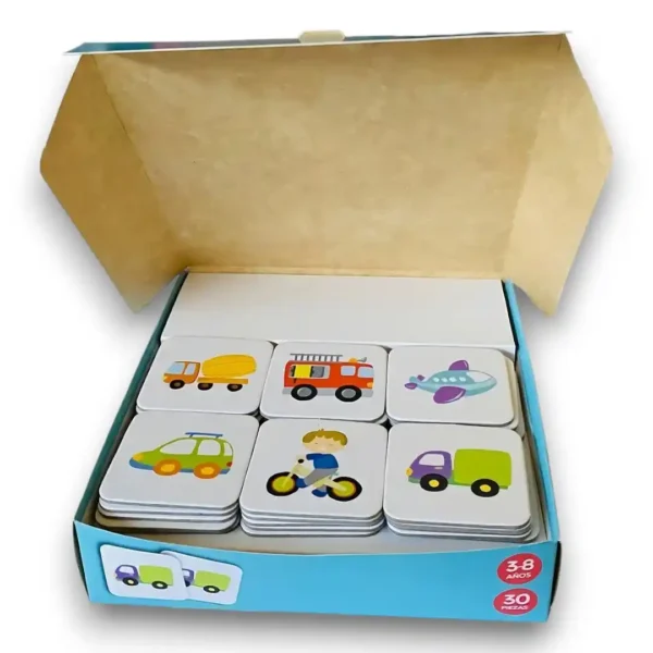 Memotest transportes juego de memoria