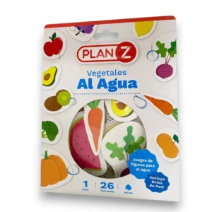 Vegetales al agua en bolsa de red