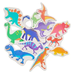 Dinos imantados en goma eva