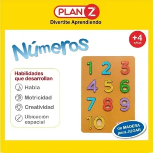Encastre con relieve números