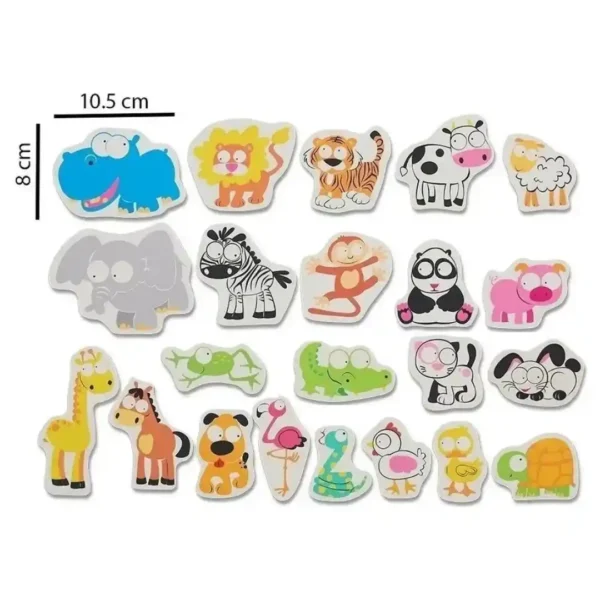 Animalitos silvestres al agua