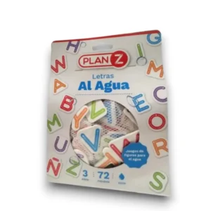 Letras al agua en goma eva