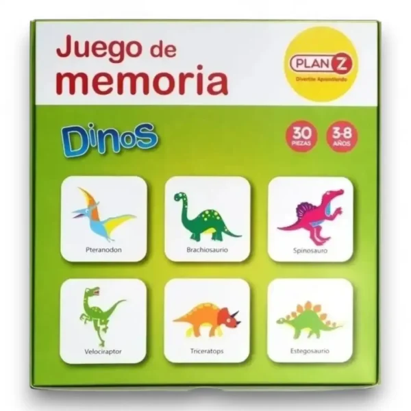 Memortest dinos juego de memoria