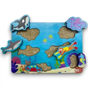 Encastre con relieve bajo el mar