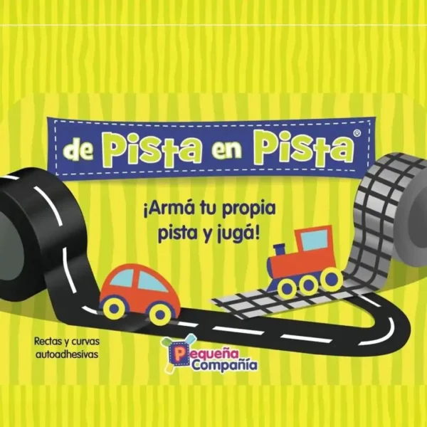 Combo cintas de calles y vías de pista en pista
