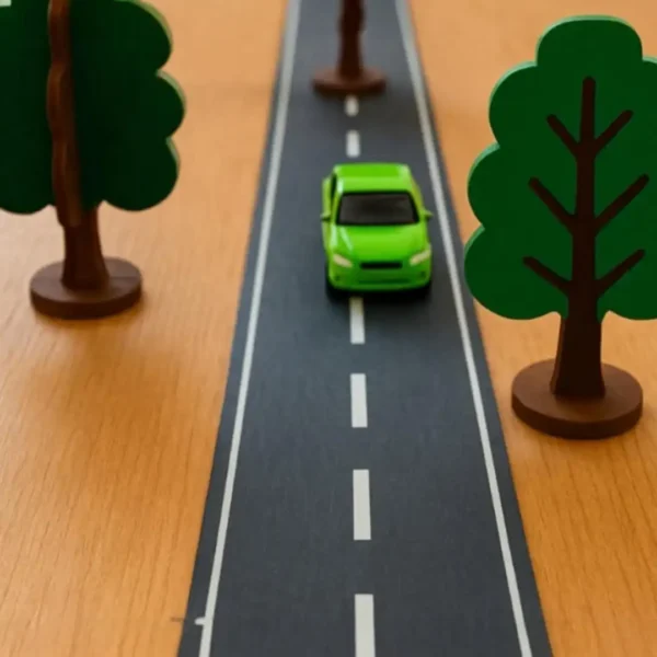Combo cintas de calles y vías de pista en pista