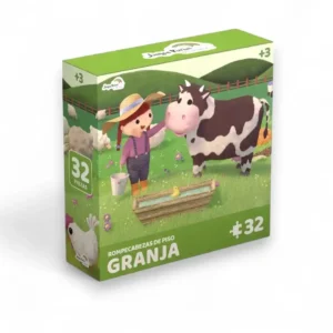 Romprcabezas de piso Granja 32 piezas