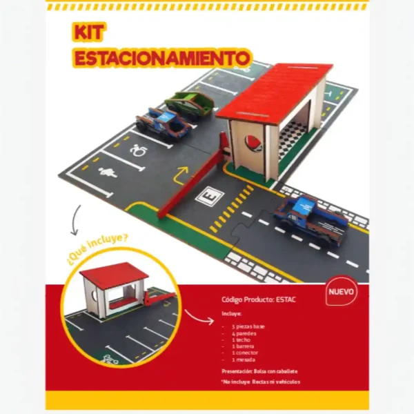 Combo Estacionamiento con autitos Mis Calles - Imagen 4