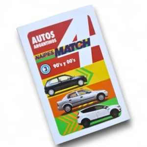 Naipes Match 4 Autos del 90 y los 2000