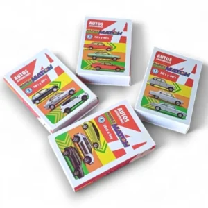 Naipes Match 4 Autos del 50 y 60