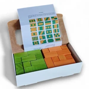 Tetris doble 3D de madera