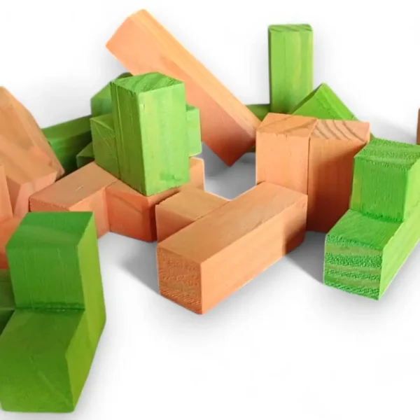 Tetris doble 3D de madera - Imagen 7