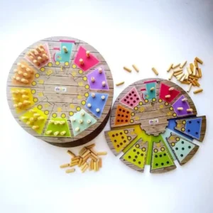 Puzzle circular trencito didactico