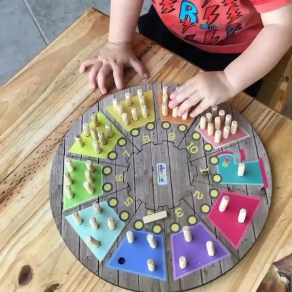 Puzzle circular trencito didactico - Imagen 9