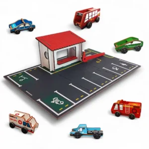 Combo Estacionamiento con autitos Mis Calles