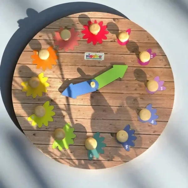 Tic Tac Reloj didáctico de encastre