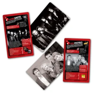 Luminias Grandes bandas del Rock nInteracional Juego De Cartas Enciclopédico