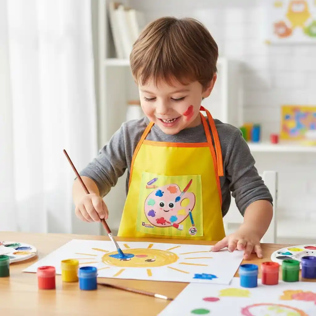 Delantal infantil arte/cocina - Imagen 2